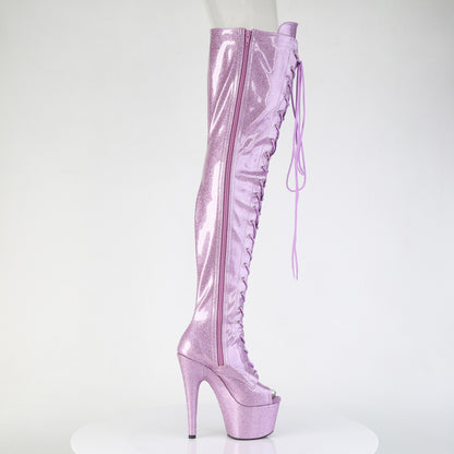 【PLEASER】ADORE-3021GP シューズ Lilac Glitter Pat/M【取寄】