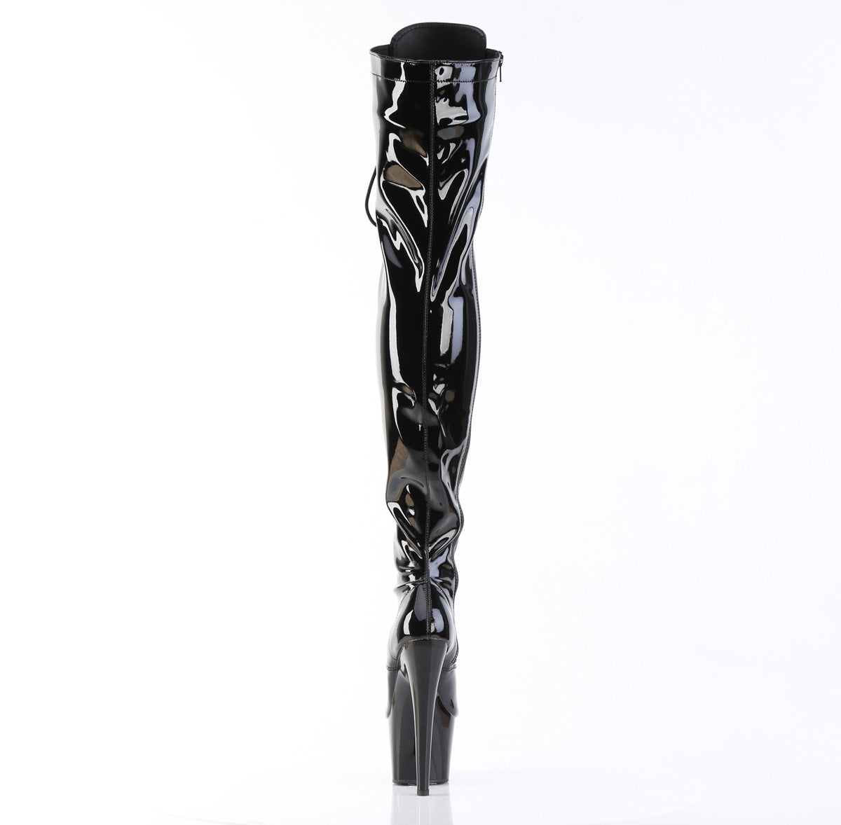 【PLEASER】ADORE-3023 シューズ Blk Str Pat/Blk【取寄】