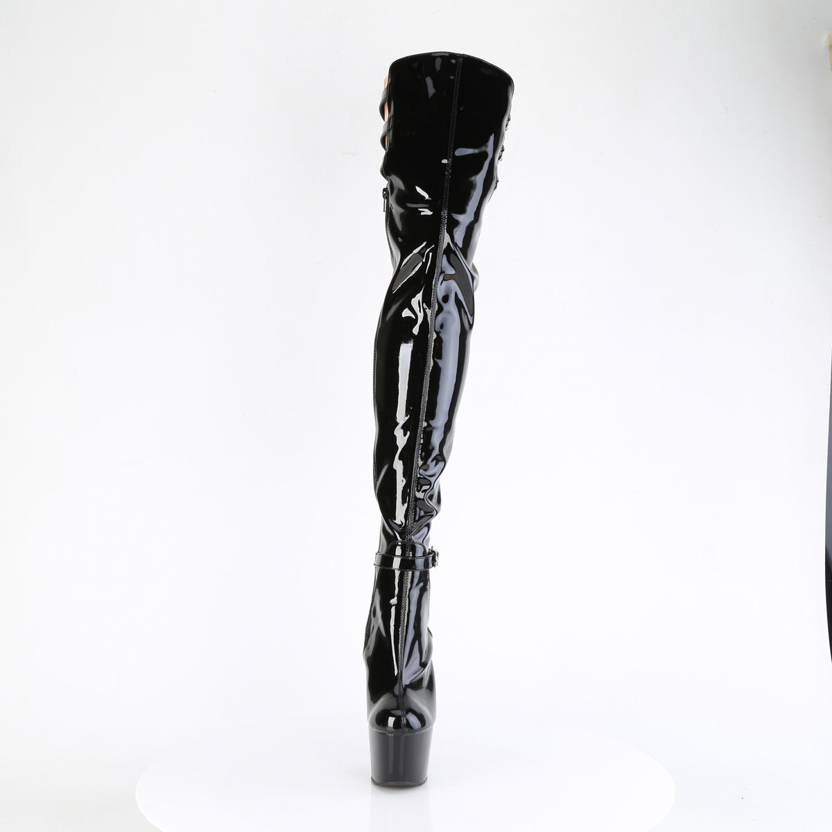 【PLEASER】ADORE-3055 シューズ Blk Str. Pat/Blk【取寄】
