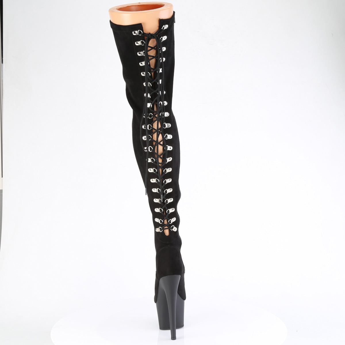 【PLEASER】ADORE-3063 シューズ Blk Str Microfiber/Blk Matte【取寄】