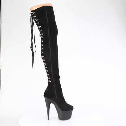 【PLEASER】ADORE-3063 シューズ Blk Str Microfiber/Blk Matte【取寄】