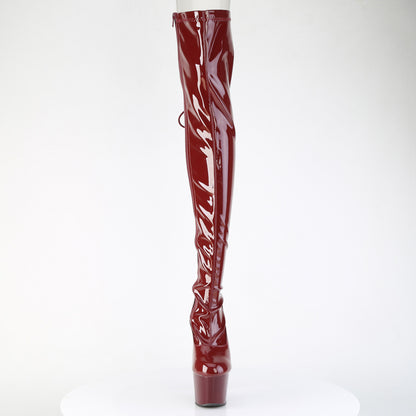 【PLEASER】ADORE-3063 シューズ Burgundy Str. Pat/Burgundy【取寄】