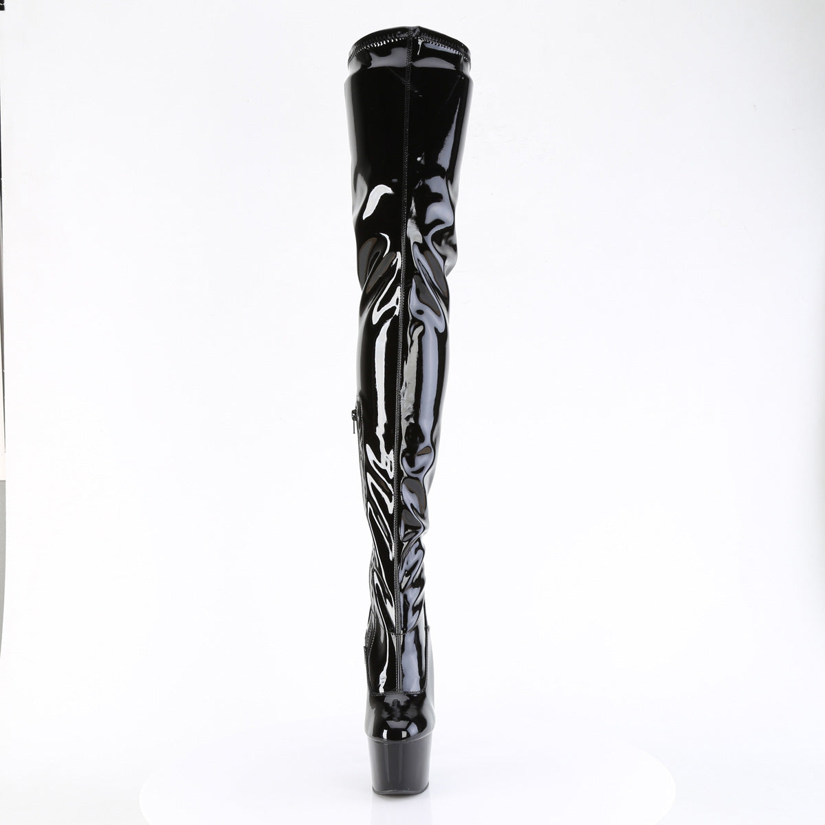 【PLEASER】ADORE-4000 シューズ Blk Str. Pat/Blk【取寄】