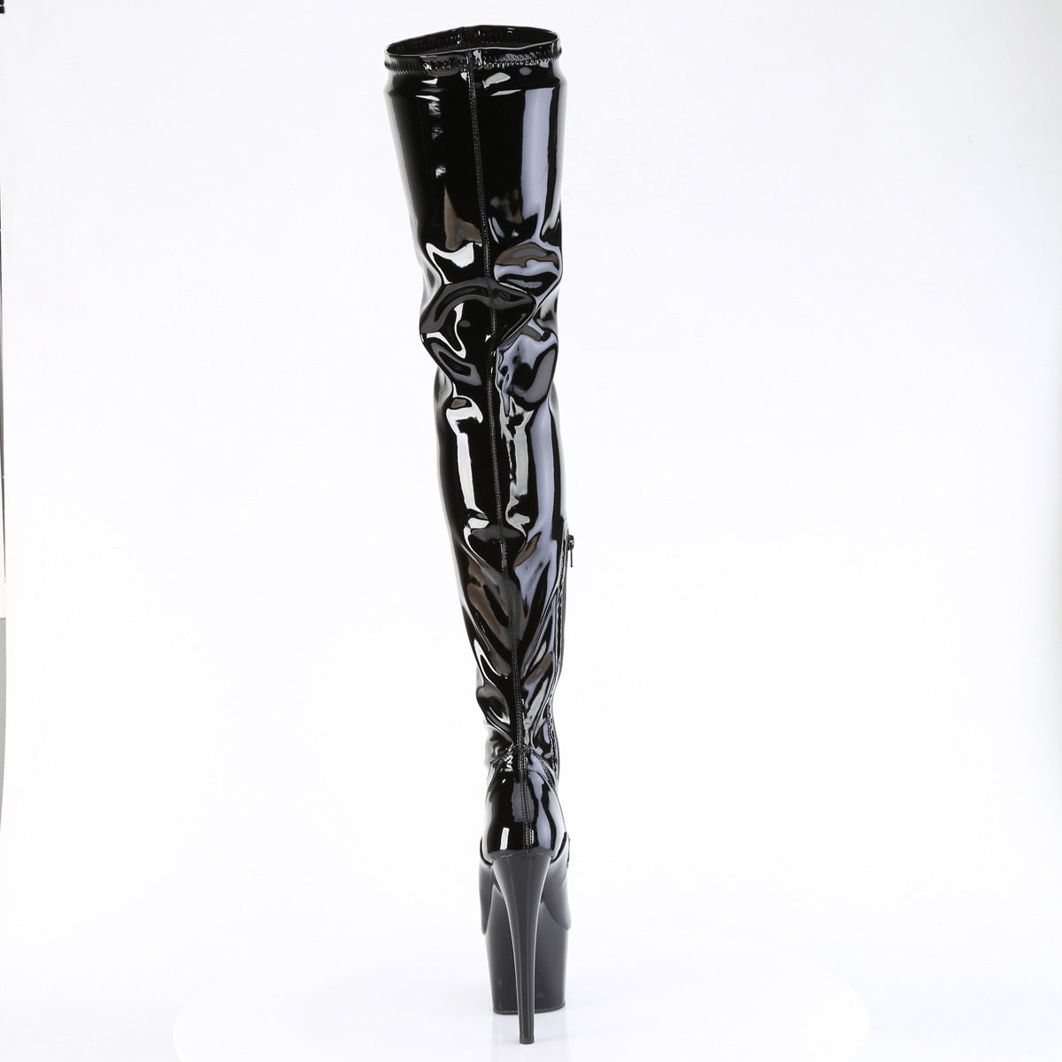 【PLEASER】ADORE-4000 シューズ Blk Str. Pat/Blk【取寄】