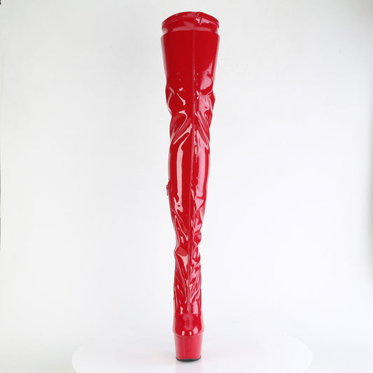 【PLEASER】ADORE-4000 プラットフォームシューズ Red Str. Pat/Red【取寄】
