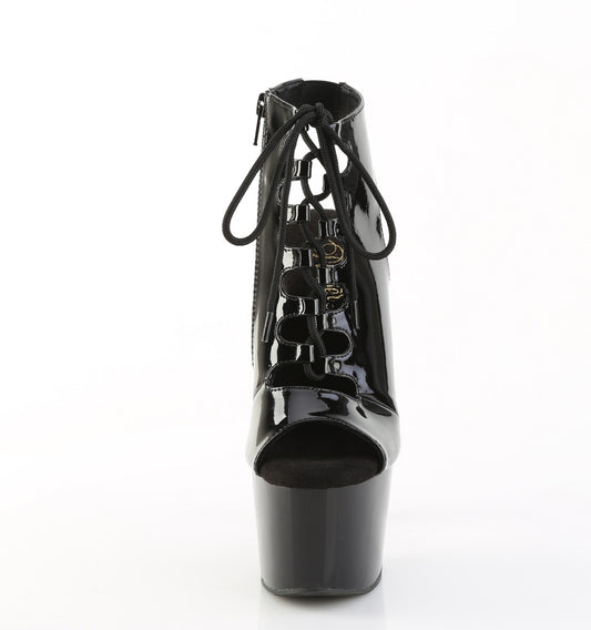 【PLEASER】ADORE-700-20 プラットフォームシューズ Blk Pat/Blk【取寄】
