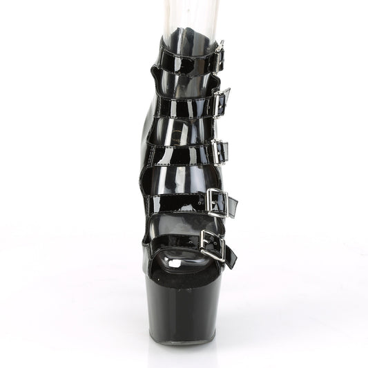 【PLEASER】ADORE-700-33 プラットフォームシューズ Blk Pat/Blk【取寄】