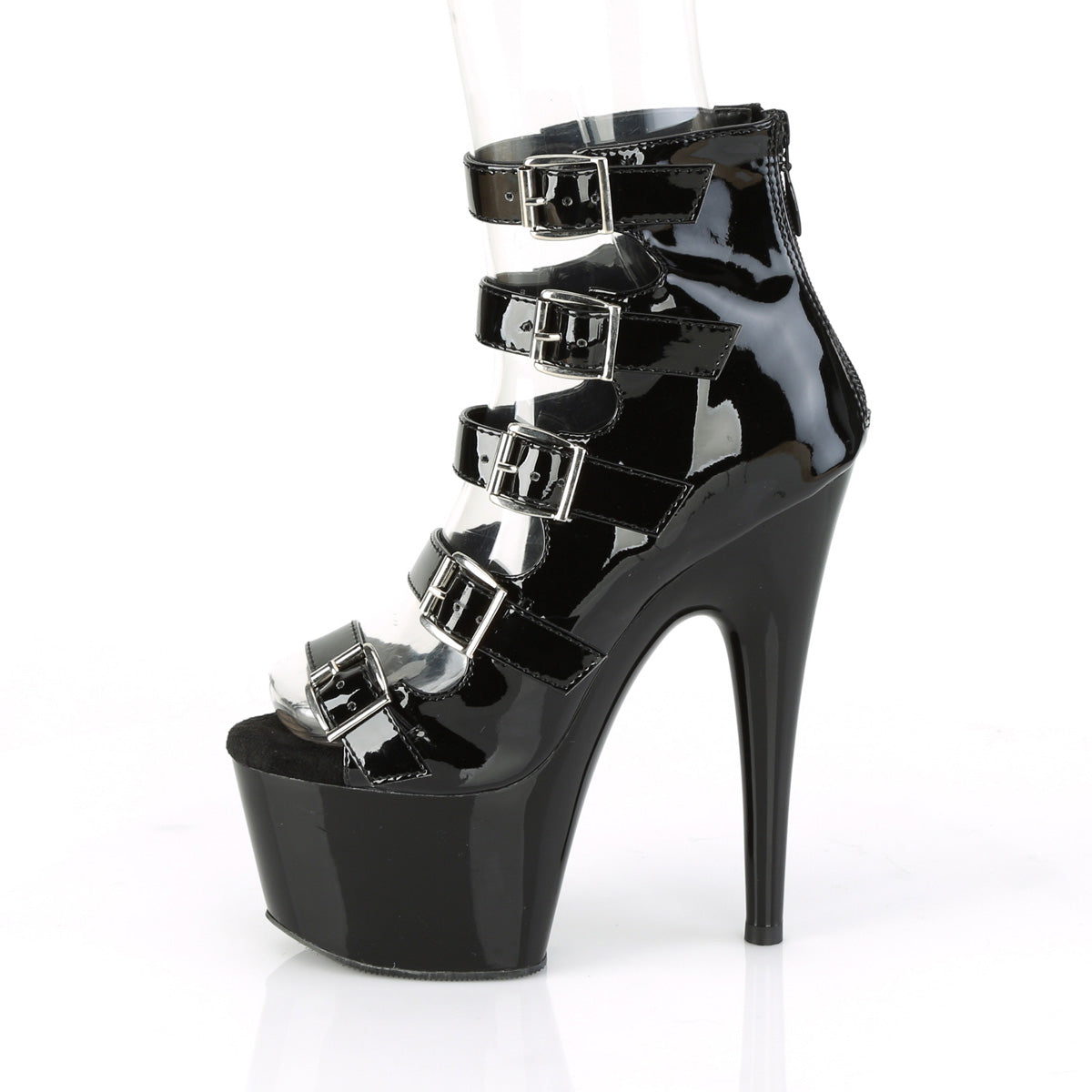 【PLEASER】ADORE-700-33 プラットフォームシューズ Blk Pat/Blk【取寄】