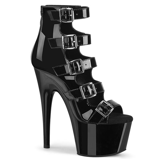 【PLEASER】ADORE-700-33 プラットフォームシューズ Blk Pat/Blk【取寄】