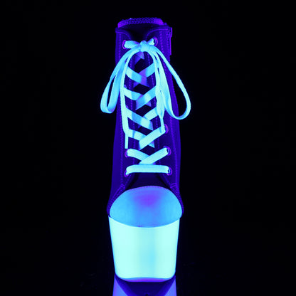 【PLEASER】ADORE-700SK-02 シューズ Red Canvas/Neon White【取寄】