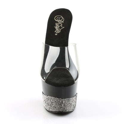 【PLEASER】ADORE-701-3 シューズ Clr/Blk-Pewter RS【取寄】