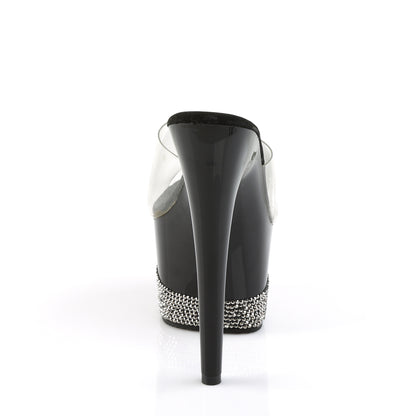 【PLEASER】ADORE-701-3 シューズ Clr/Blk-Pewter RS【取寄】