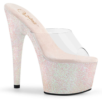 【PLEASER】ADORE-701HMG シューズ Clr/Opal Multi Mini Glitter【取寄】