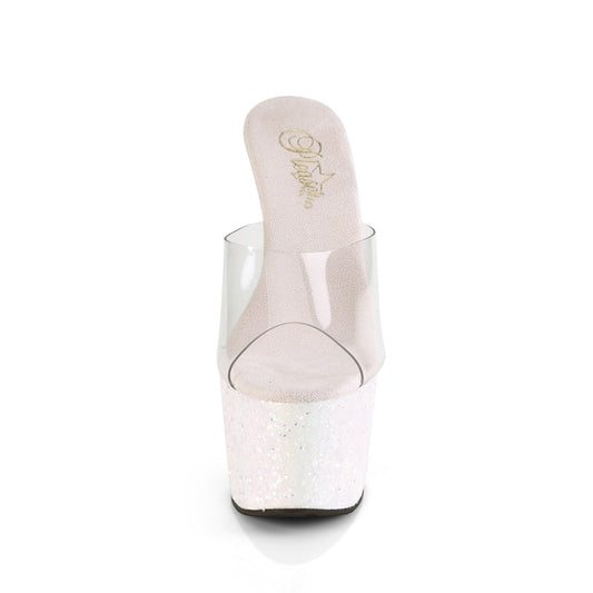 【PLEASER】ADORE-701LG プラットフォームシューズ Clr/Opal Multi Glitter【取寄】