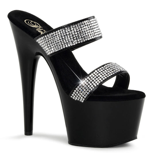 【PLEASER】ADORE-702-2 プラットフォームシューズ Blk/Blk【取寄】