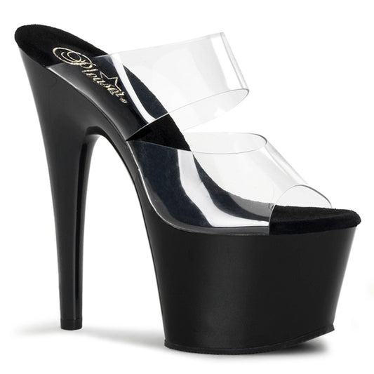 【PLEASER】ADORE-702 プラットフォームシューズ Clr/Blk【取寄】
