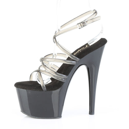 【PLEASER】ADORE-706 シューズ Smoke/Blk【取寄】