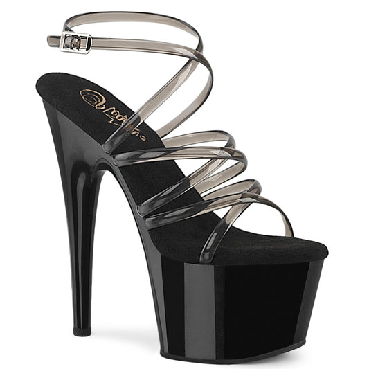 【PLEASER】ADORE-706 プラットフォームシューズ Smoke/Blk【取寄】