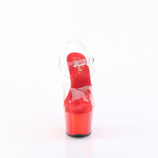【PLEASER】ADORE-708 シューズ Clr-Matching/Red Chrome【取寄】