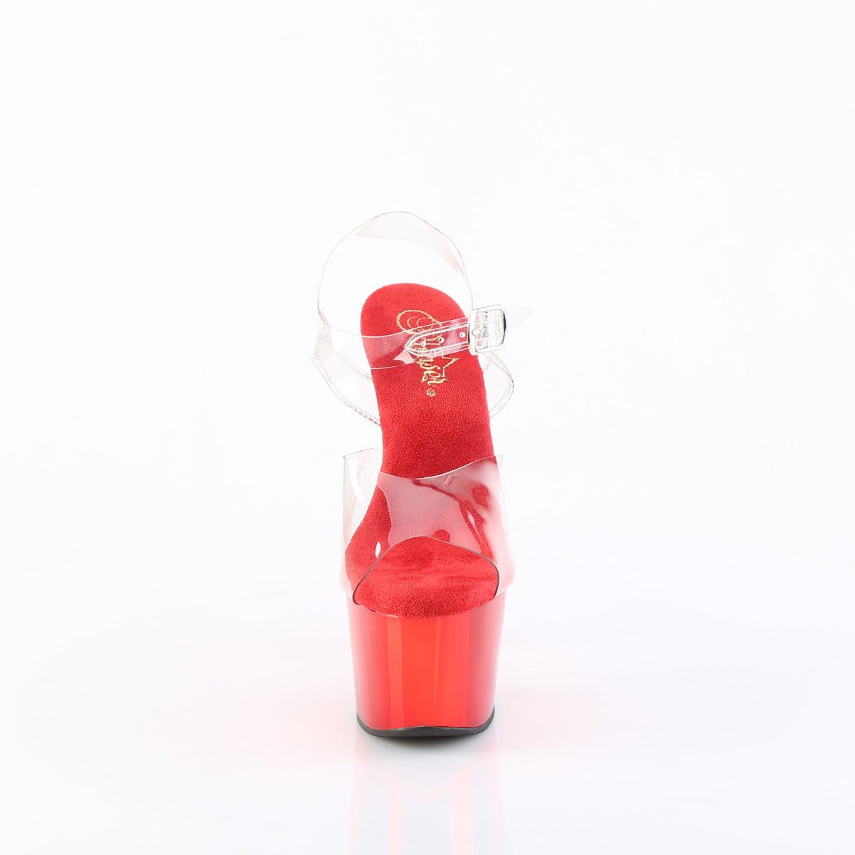 【PLEASER】ADORE-708 プラットフォームシューズ Clr-Matching/Red Chrome【取寄】