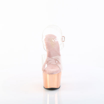 【PLEASER】ADORE-708 シューズ Clr-Matching/Rose Gold Chrome【取寄】