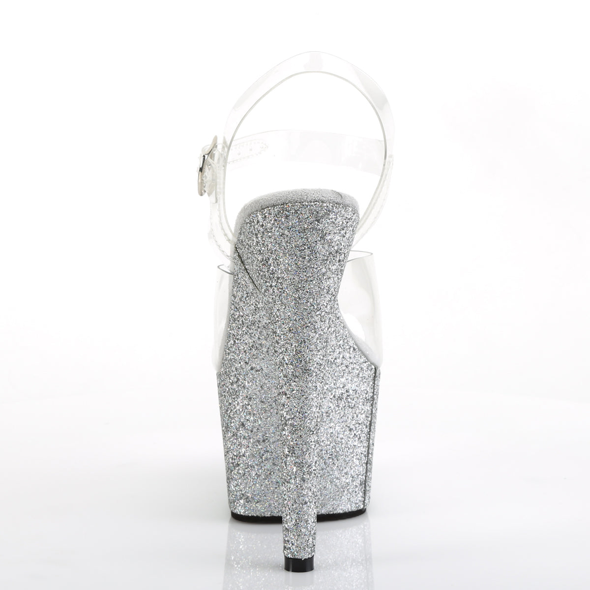 【PLEASER】ADORE-708HMG シューズ Clr/Slv Multi Glitter【取寄】