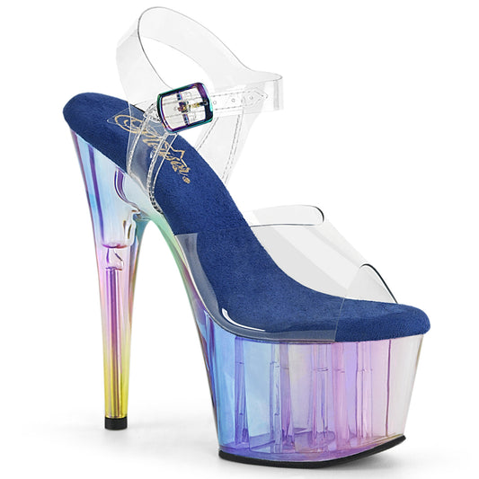 【PLEASER】ADORE-708HT プラットフォームシューズ Clr/Blue Multi Tinted【取寄】