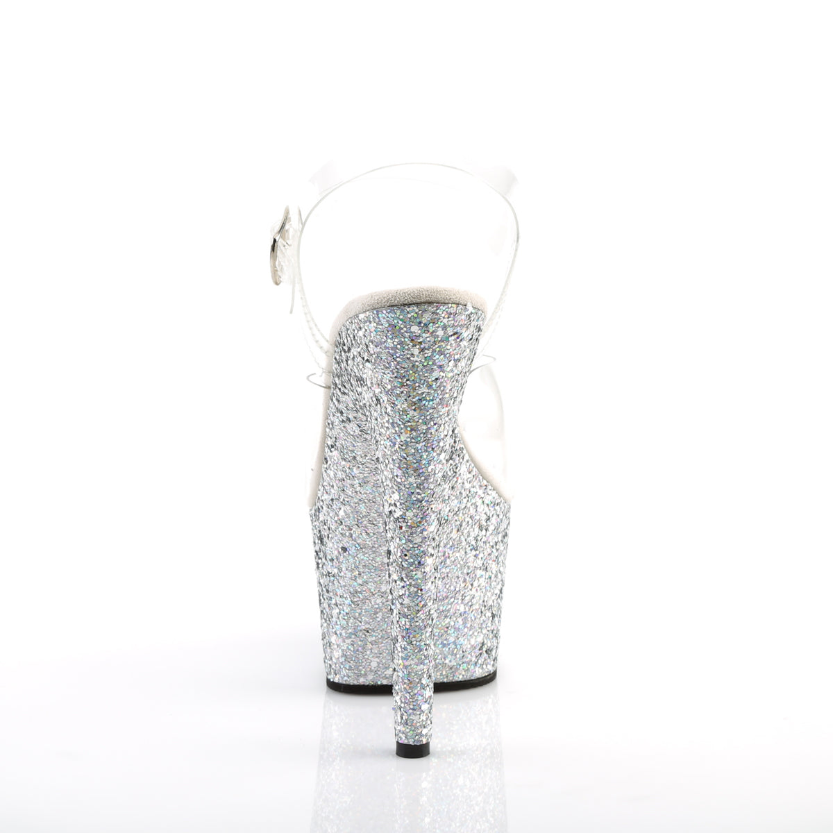 【PLEASER】ADORE-708LG シューズ Clr/Slv Multi Glitter【取寄】