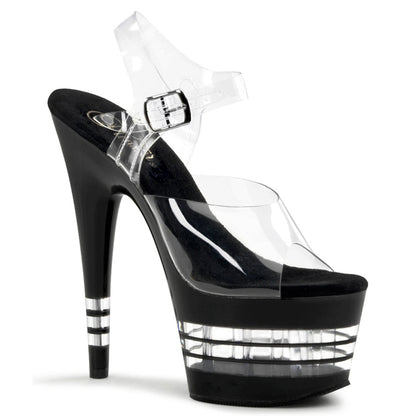【PLEASER】ADORE-708LN シューズ Clr/Blk【取寄】