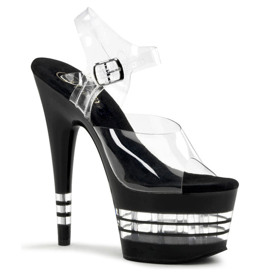 【PLEASER】ADORE-708LN シューズ Clr/Blk【取寄】