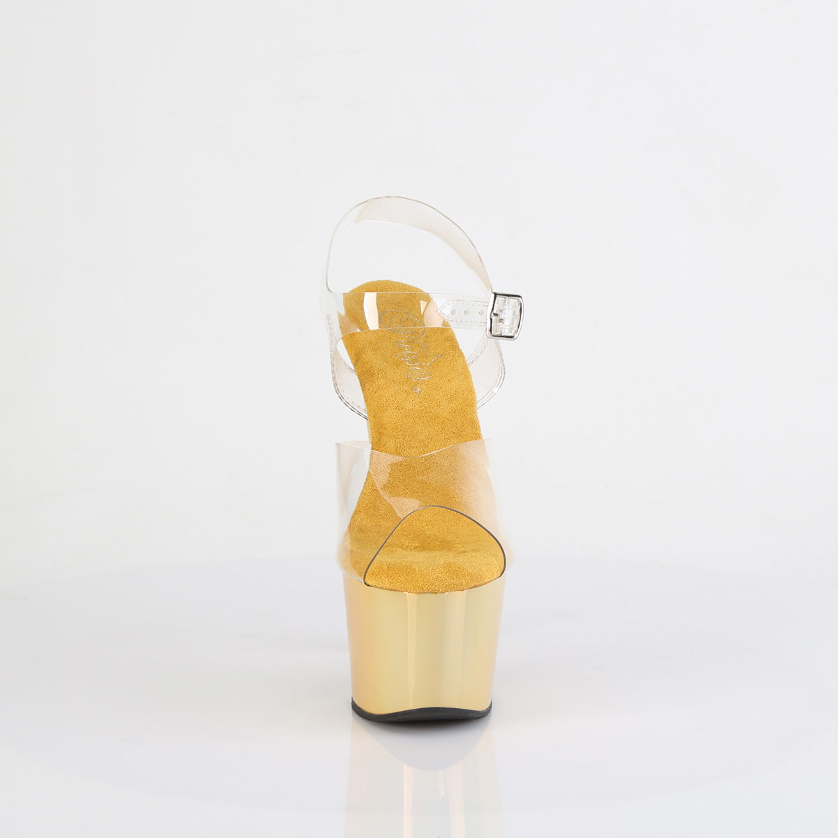 【PLEASER】ADORE-708LQ プラットフォームシューズ Clr/Liquid Gold Hologram【取寄】