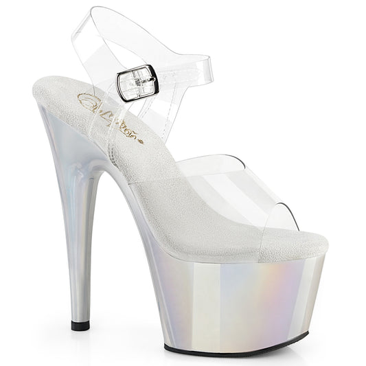 【PLEASER】ADORE-708LQ シューズ Clr/Liquid Slv Hologram【取寄】