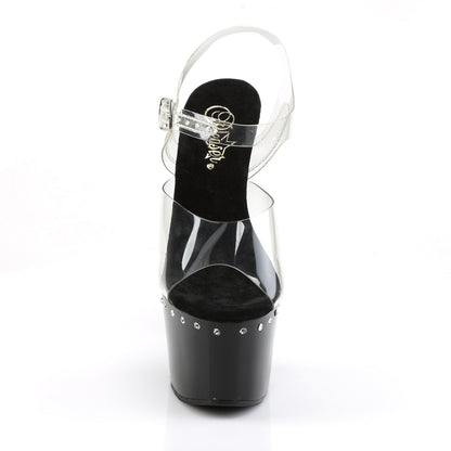 【PLEASER】ADORE-708LS シューズ Clr/Blk【取寄】