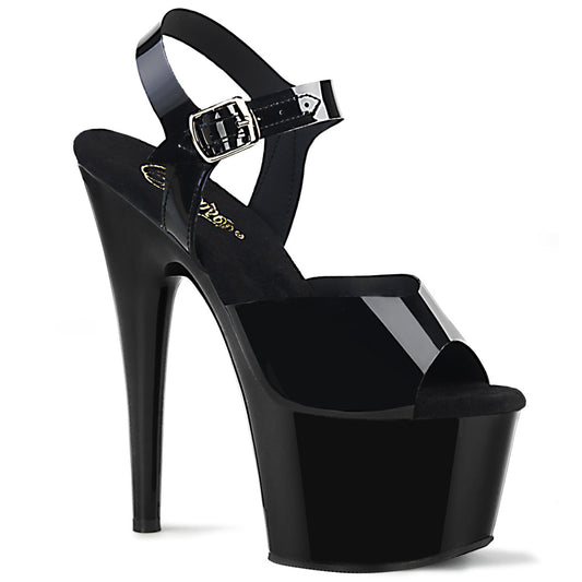 【PLEASER】ADORE-708N プラットフォームシューズ Blk (Jelly-Like) TPU/Blk【取寄】