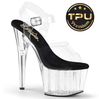 【PLEASER】ADORE-708PREM シューズ Clr TPU-Blk/Clr【取寄】