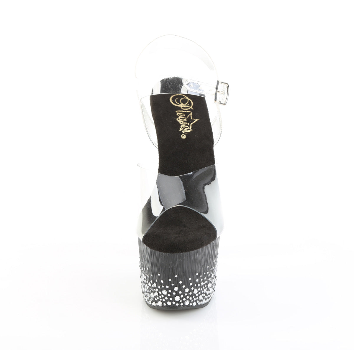 【PLEASER】ADORE-708SPKL-01 シューズ Clr/Blk-Slv RS【取寄】