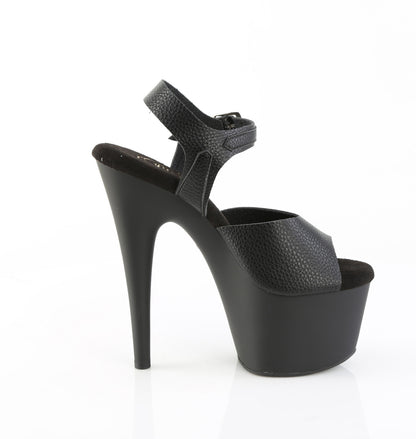 【PLEASER】ADORE-708UL シューズ Blk Faux Leather/Blk Matte【取寄】