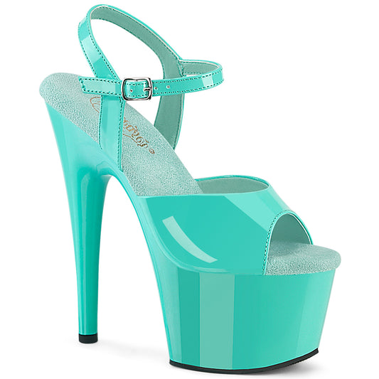 【PLEASER】ADORE-709 プラットフォームシューズ Aqua Pat/Aqua【取寄】