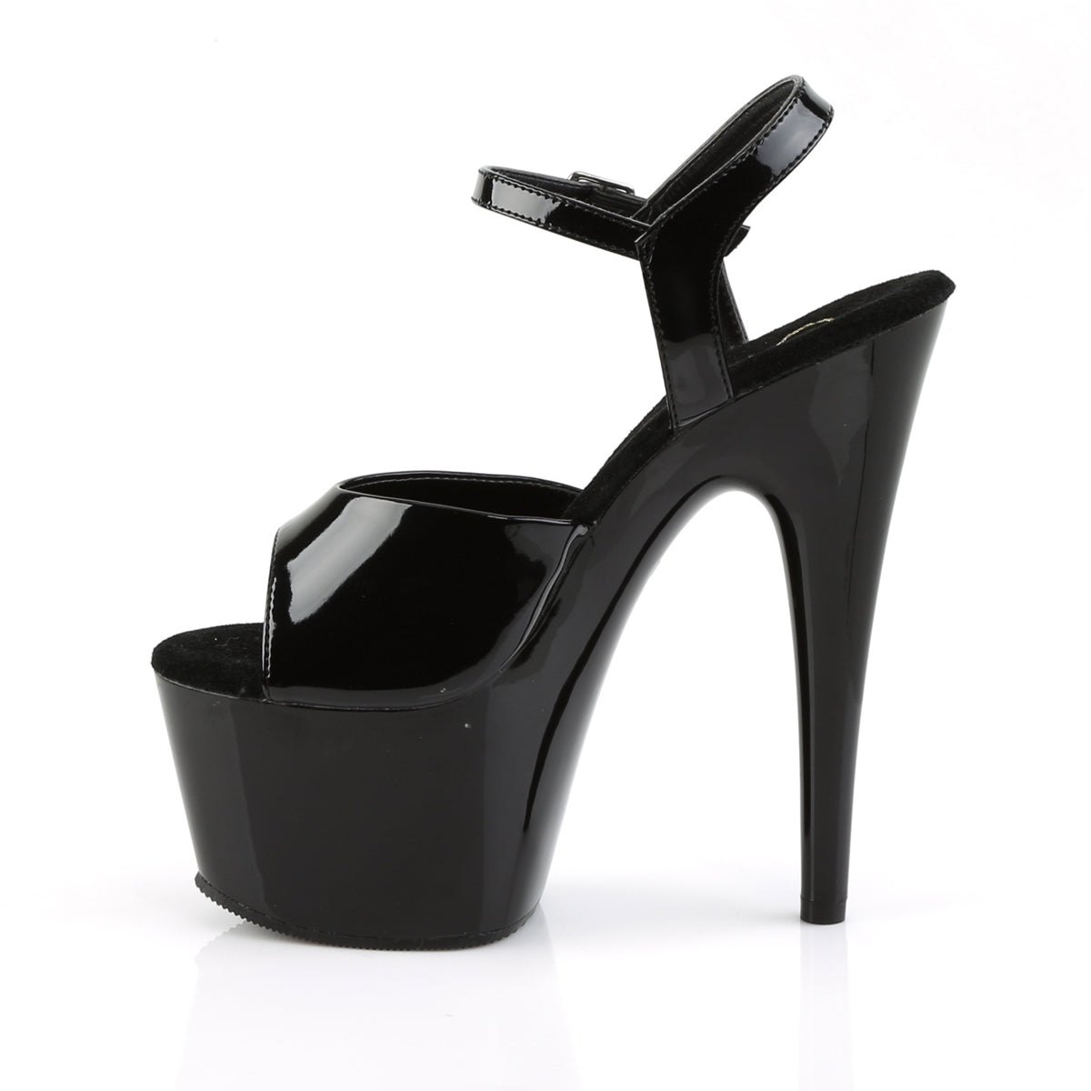 【PLEASER】ADORE-709 シューズ Blk Pat/Blk【取寄】