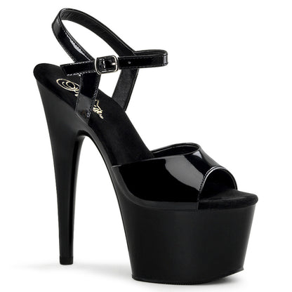 【PLEASER】ADORE-709 シューズ Blk Pat/Blk【取寄】