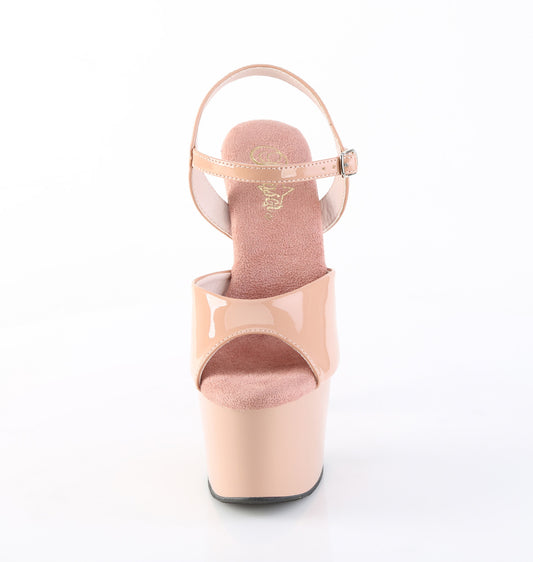 【PLEASER】ADORE-709 プラットフォームシューズ Blush Pat/Blush【取寄】