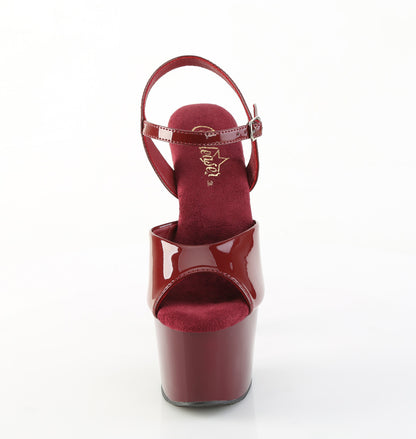 【PLEASER】ADORE-709 シューズ Burgundy Pat/Burgundy【取寄】