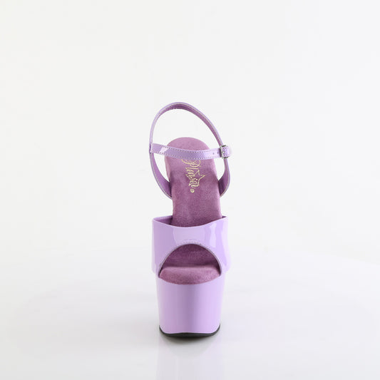【PLEASER】ADORE-709 プラットフォームシューズ Lavender Pat/Lavender【取寄】