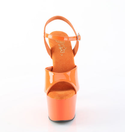 【PLEASER】ADORE-709 シューズ Orange Pat/Orange【取寄】