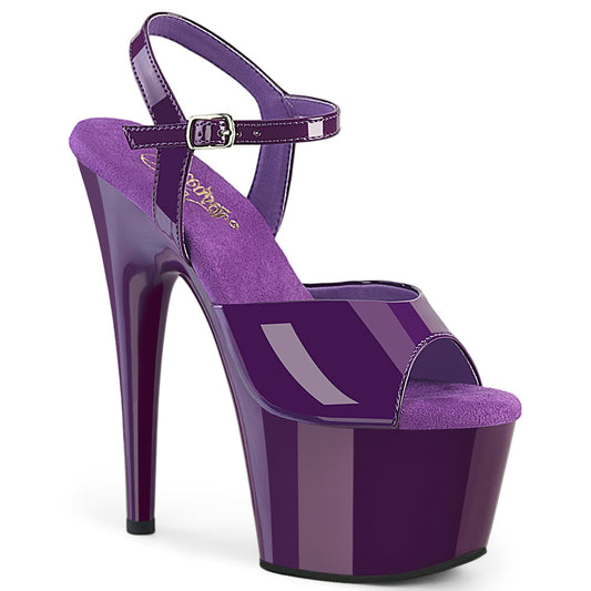 【PLEASER】ADORE-709 プラットフォームシューズ Purple Pat/Purple【取寄】