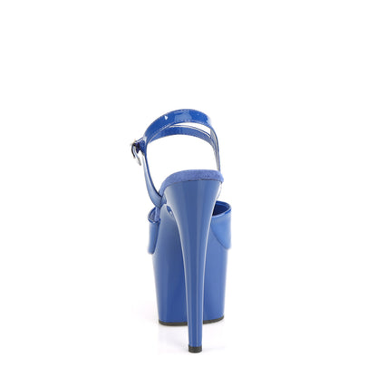 【PLEASER】ADORE-709 プラットフォームシューズ Royal Blue Pat/Royal Blue【取寄】