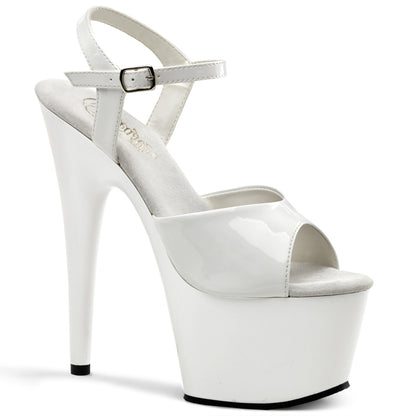 【PLEASER】ADORE-709 プラットフォームシューズ Wht/Wht【取寄】