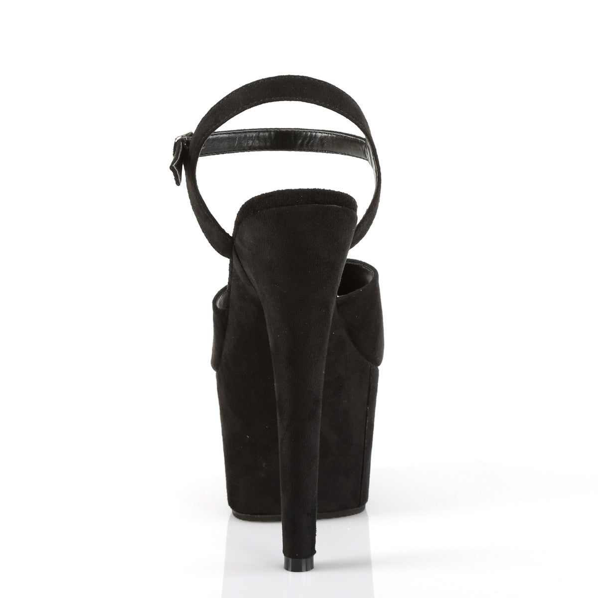【PLEASER】ADORE-709FS シューズ Blk Faux Suede/Blk Faux Suede【取寄】