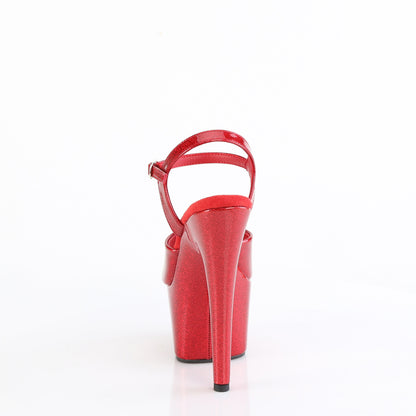 【PLEASER】ADORE-709GP プラットフォームシューズ Ruby Red Glitter Pat/M【取寄】