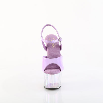 【PLEASER】ADORE-709HT プラットフォームシューズ Lavender Holo/Holo Tinted【取寄】